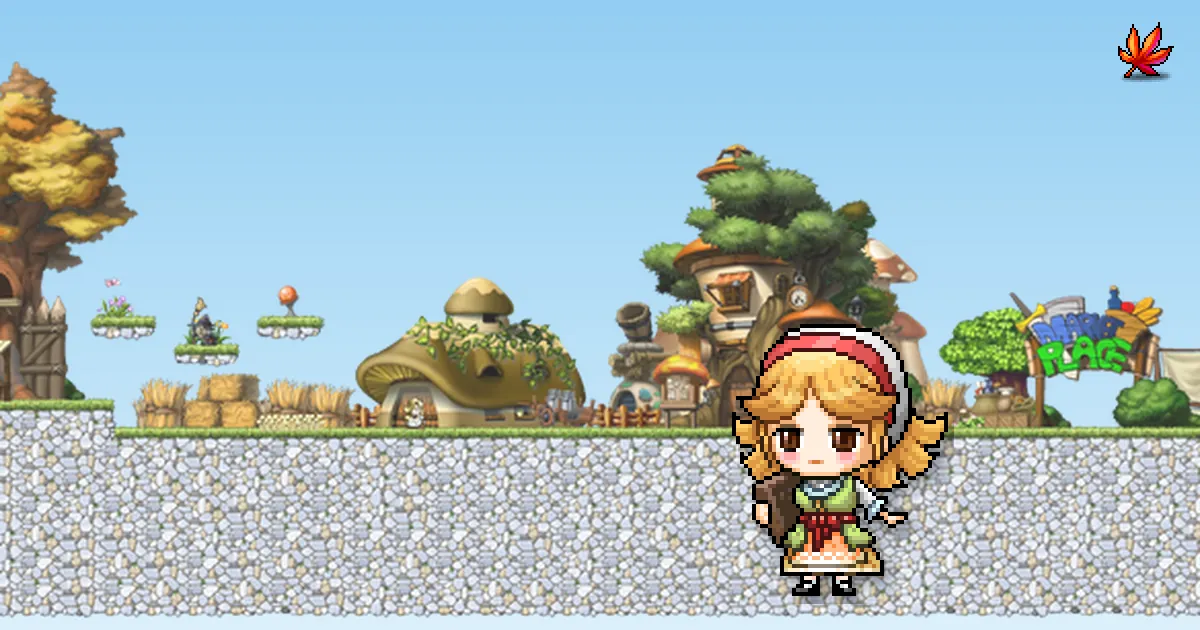 Aurora Stamps in MapleStory Classic World: How to Get Them and What the Aurora Stamp Shop Sells: in-game scene