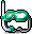 Green Swimming Goggles