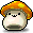 Orange Mushroom Hat