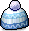 Blue Knitted Gumball