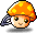 Mushroom Hair Pin