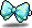 Blue Polka Dot Bow