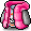 Pink Skull Hooded Vest
