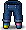 Layered Denim Pants
