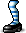 Striped Leggings (Blue)