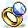 Diamond Label Ring