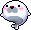 White Seal Pillow