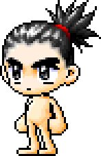 Spiky Tail (male hair)