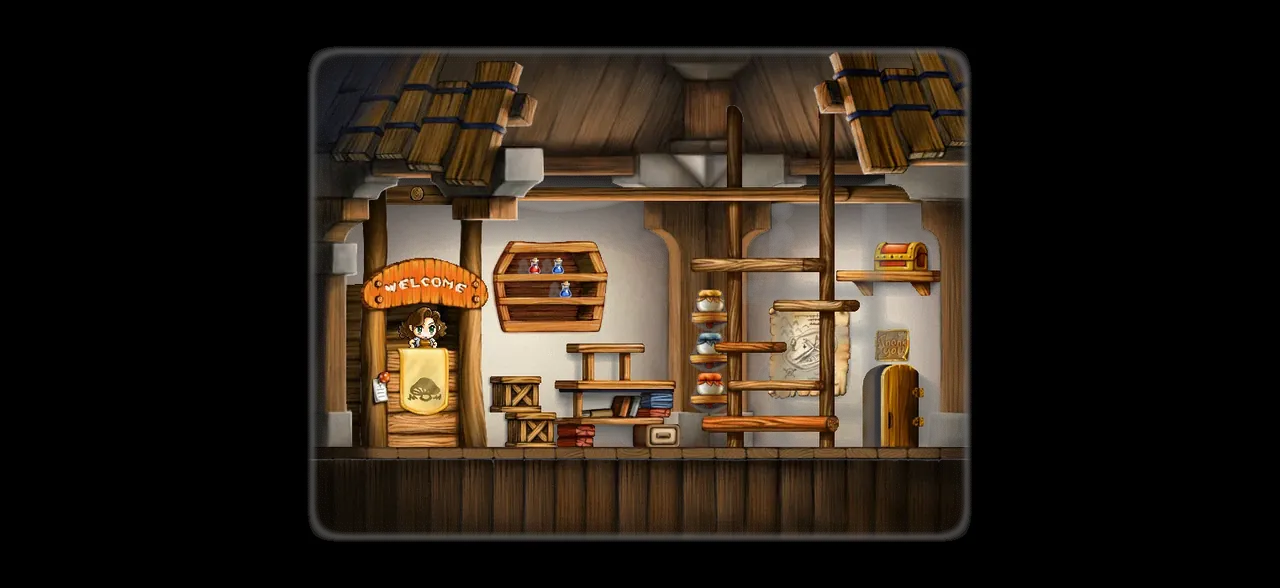 Amherst Department Store in MapleStory Classic World: full map from the game client