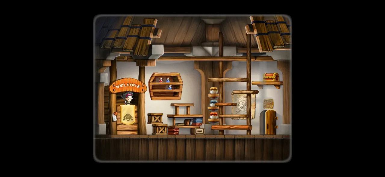 Henesys Department Store in MapleStory Classic World: full map from the game client