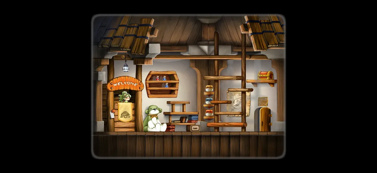 Ellinia Department Store in MapleStory Classic World: full map from the game client
