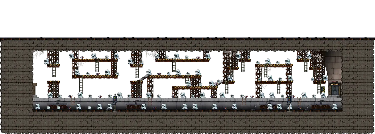 Line 1 <Area 3> in MapleStory Classic World: full map with platforms, ropes and monster spawns
