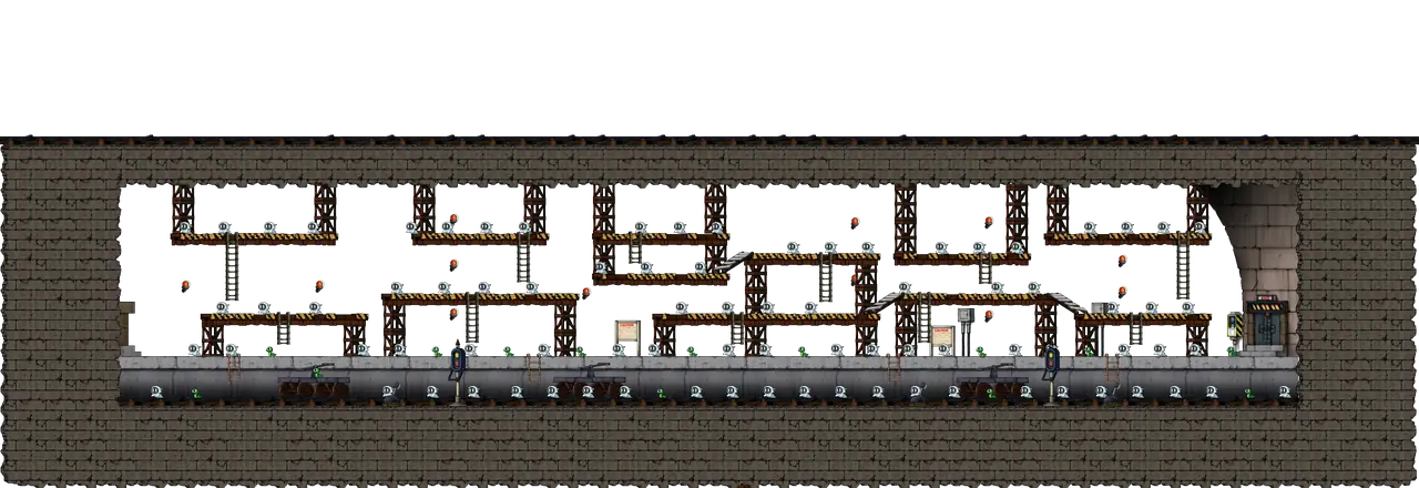 Line 2 <Area 1> in MapleStory Classic World: full map with platforms, ropes and monster spawns