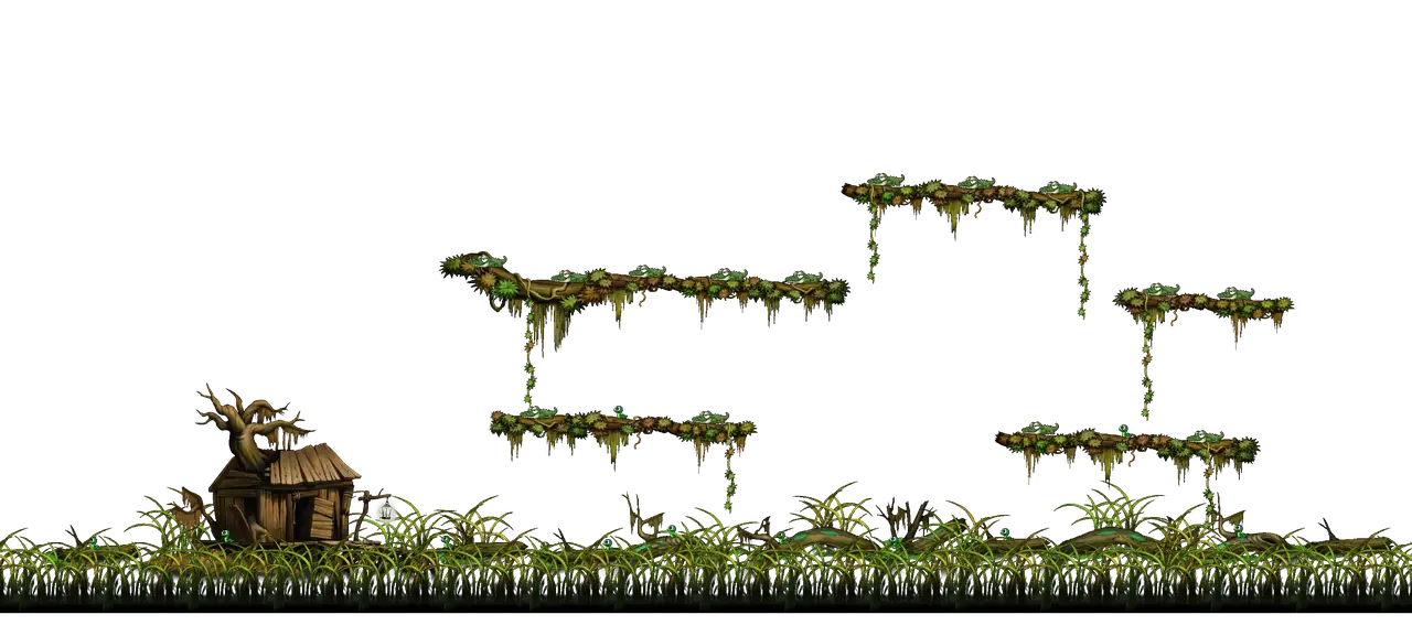 The Murky Swamp II in MapleStory Classic World: full map with platforms, ropes and monster spawns