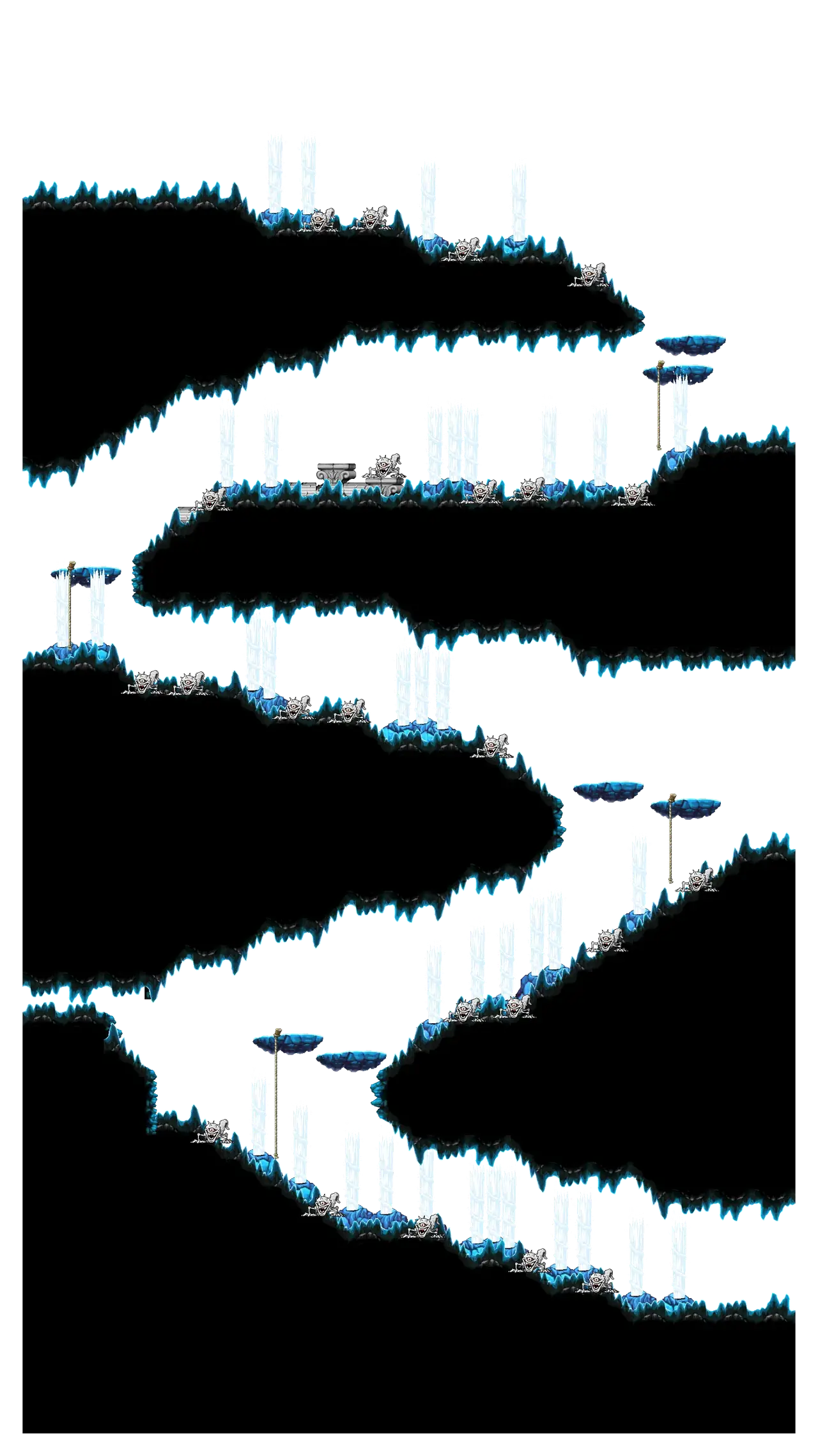 Another Path in MapleStory Classic World: full map with platforms, ropes and monster spawns